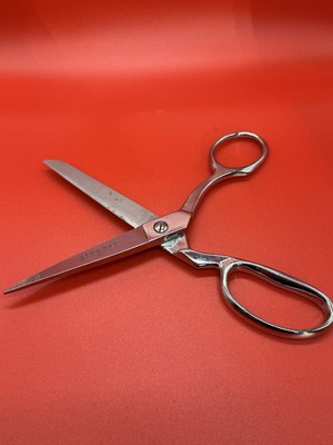 Vintage Gingher Italy Tailor Shears - 8'' Sewing Scissors - Heavy Duty - Read