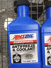 Amsoil Powersports Ethylene Glycol Antifreeze / Engine Coolant 1 Quart   841