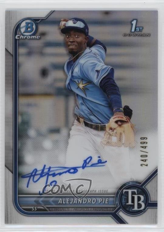 2022 Bowman Chrome Prospect Refractor 240/499 Alejandro Pie #CPA-AP Auto 0u79