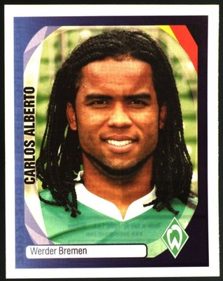 Champions League (2007-08) n.106 Ed.Panini Carlos Alberto Werder Bremen New  