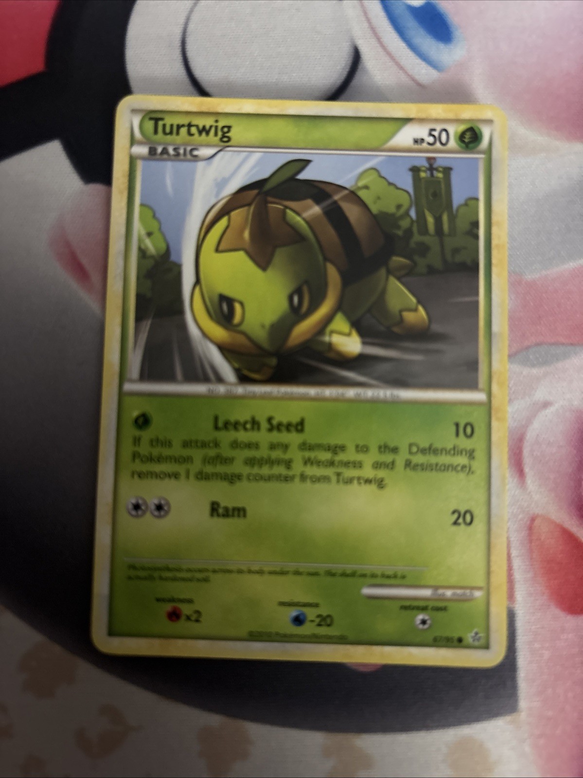 Turtwig Unleashed Pokémon TCG 67/95 HeartGold & SoulSilver Common