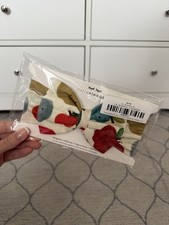 Little Sleepies Red Apple of My Eye Luxe Bow Headband Newborn - 3T NEW