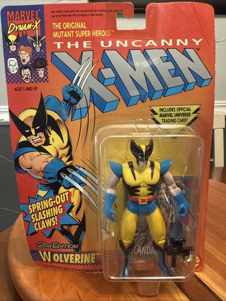 X-Men Wolverine Spring Out Slashing Claws 2nd Edition 1992 MOC