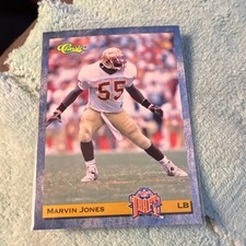 Classic 1993 Draft Picks Marvin Jones #4 Football Card