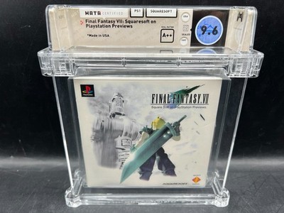 Final Fantasy VII Squaresoft Previews Demo PS1 WATA 9.6 A++ FACTORY SEALED VGA