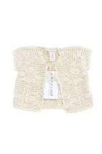 Bonpoint Girls Cotton Knitted Tie Detail Swea...