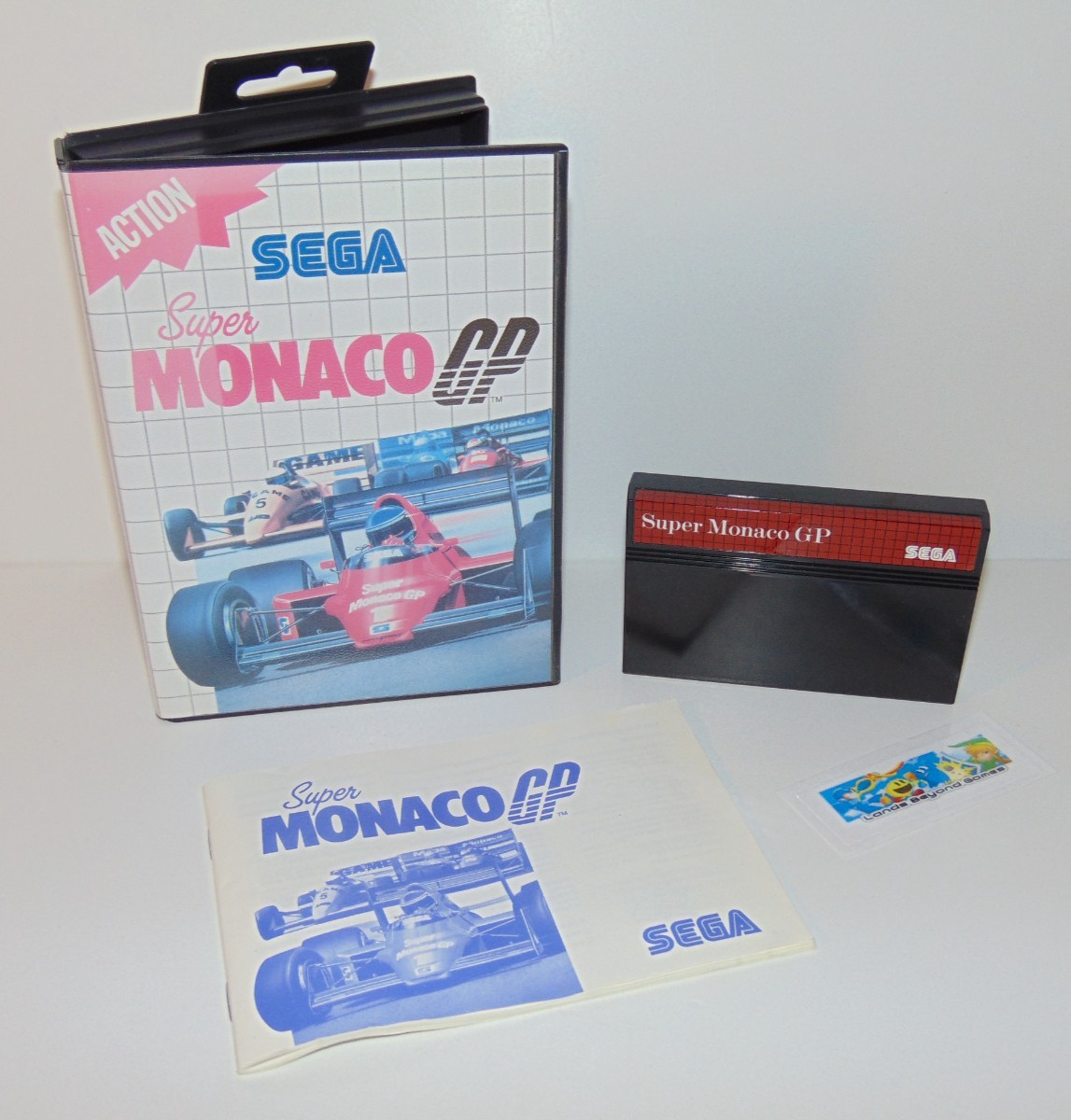 Super Monaco GP Sega Master System Video Game PAL CIB VGC