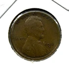 1911-S Lincoln Wheat Cent Penny 1C - Good (G)