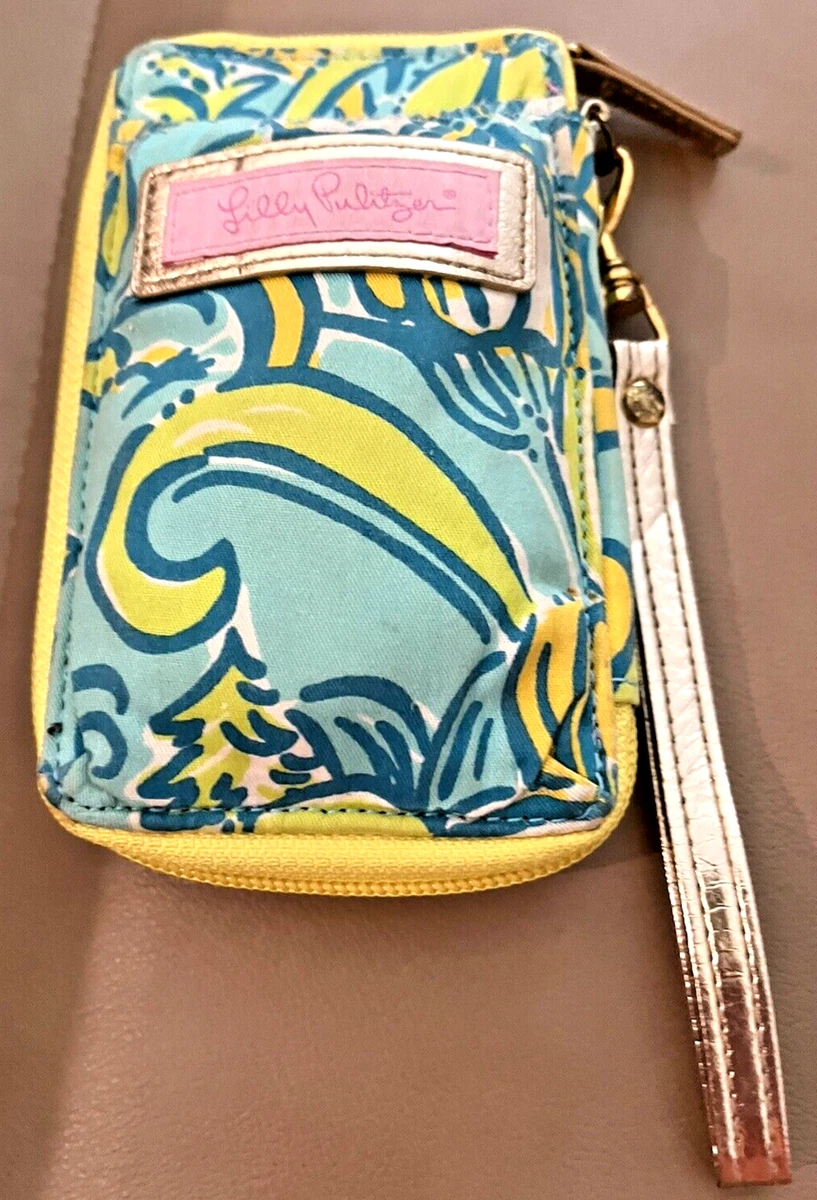 Lilly pulitzer wallet wristlet cheap