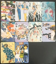 Japanese Oh My Goddess Manga Animate Girl Cartoon 10 Swap Playing Cards Bulk Lot