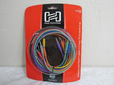 Hosa CMM-890 3.5mm TS to 3.5mm TS, Patch Cable - 3'