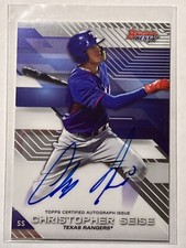 2017 Bowman's Best Christopher Seise #B17-CSE Best of '17 Auto Texas Rangers