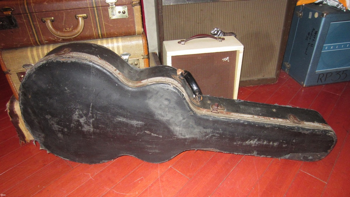 Vintage Orig 1960's Gretsch Chet Atkins Electric Guitar Hard Case
