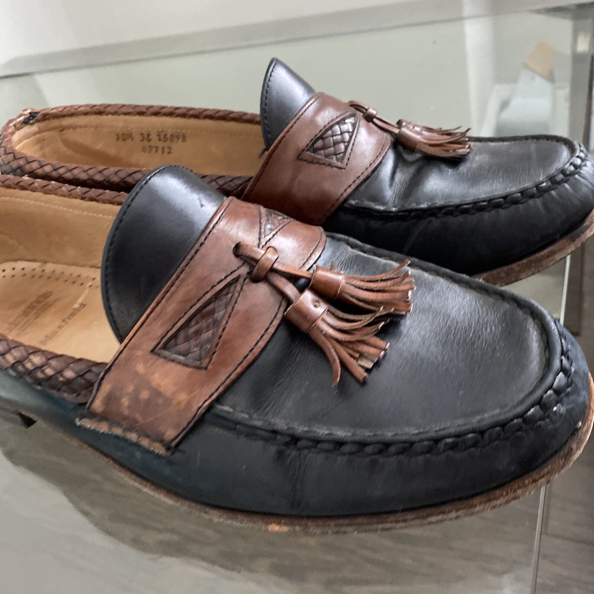 Allen Edmonds Maxfield Mens Size 10.5 Loafer Tassel Shoes