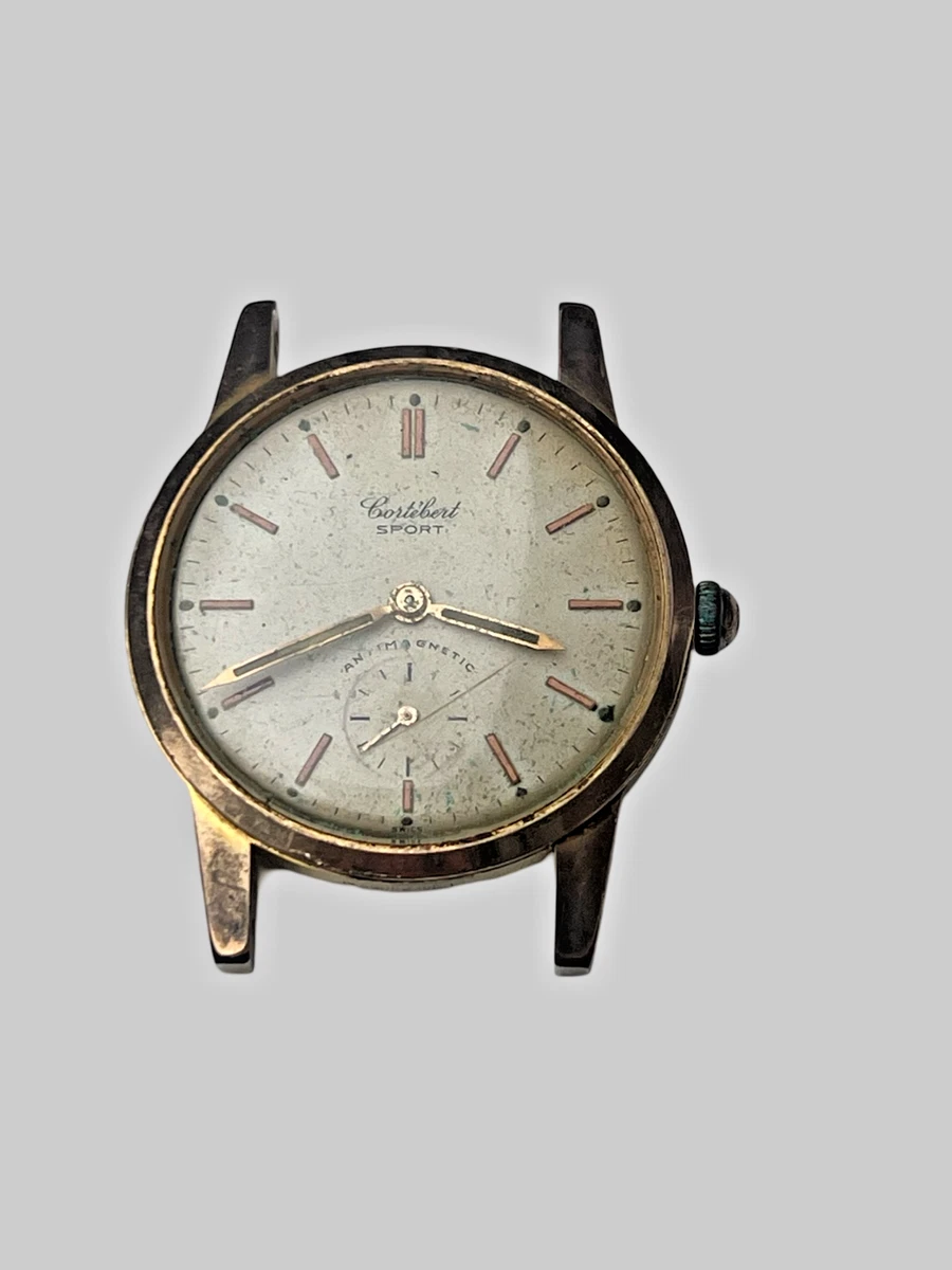 Vintage Cortebert Sport Swiss Watch 15 Jewels Manual Wind Tropical Dial Not Work Cortébert 15 Jewels Wristwatches for sale | eBay main image 4