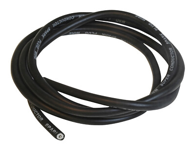 MSD 8.5mm Super Conductor Spark Plug Bulk Wire Black 100' Bulk / 34043