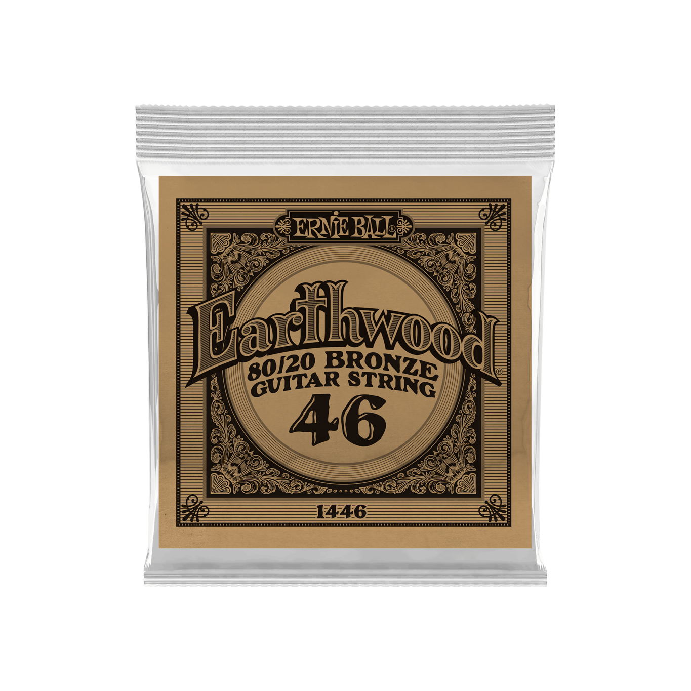 Ernie Ball Earthwood 80/20 Bronze Acoustic Single Guitar String 0.46