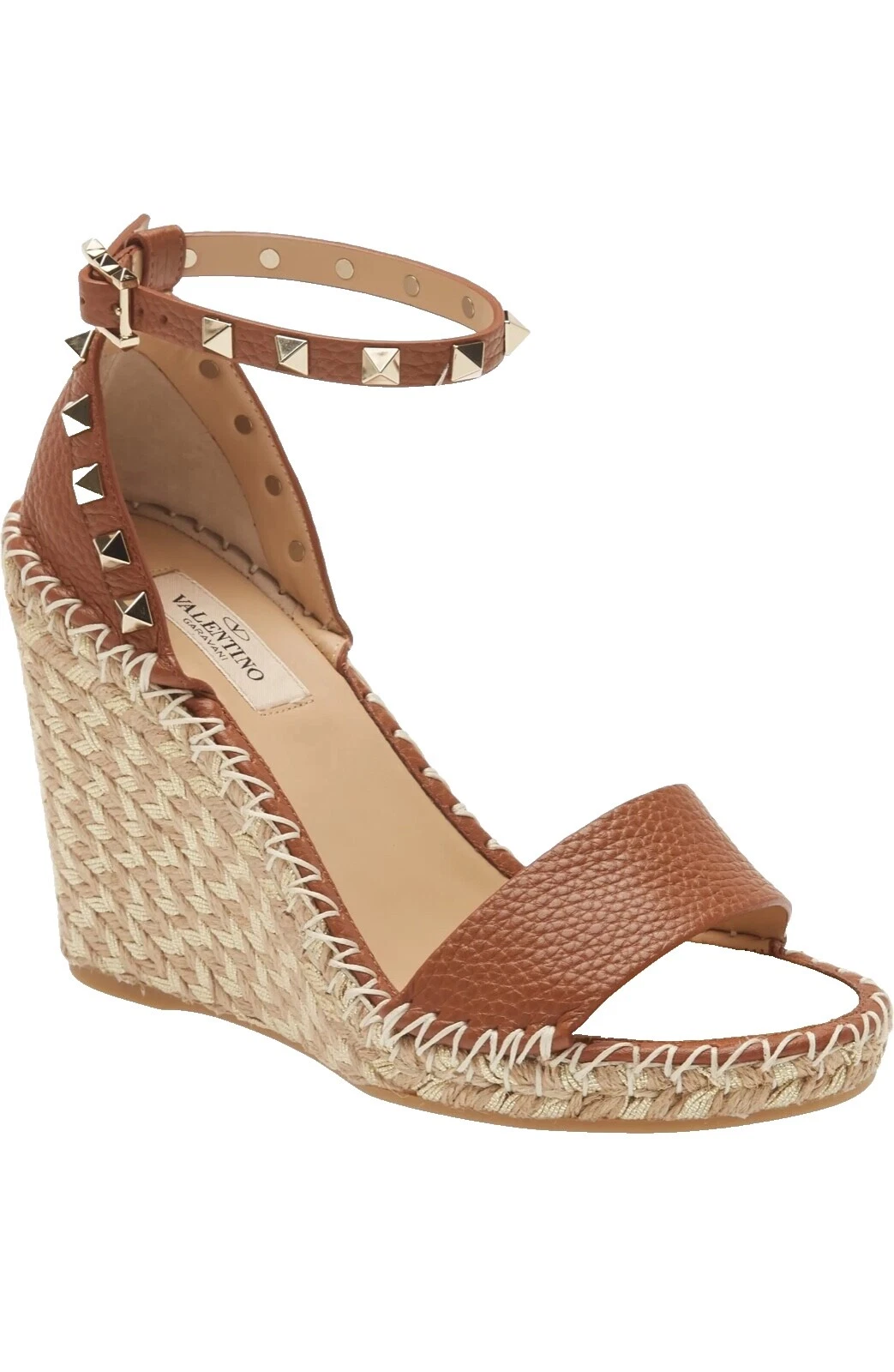 Valentino Wedge Brown Heels for Women
