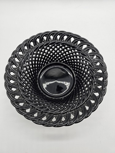 Rosenthal Netter Basket Weave Ceramic Candy Dish With Cover Made In Italy MCM - Picture 17 of 17