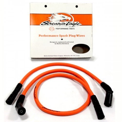 ③ Harley XL 04-06 orange screamin eagle 10mm spark plug wires