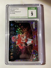 2020 Prizm Patrick Mahomes Fireworks !No Huddle CSG 9!! SEND OFFERS!!