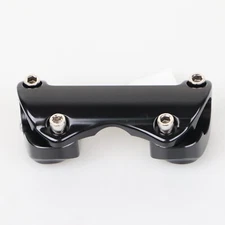 Black 1" Handlebar Riser Top Clamp Fit For Harley Road Glide Ultra FLTRU CVO