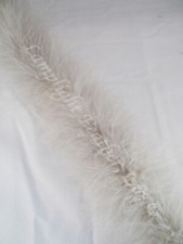 Gray Marabou Feather Boa 15 gram per Each