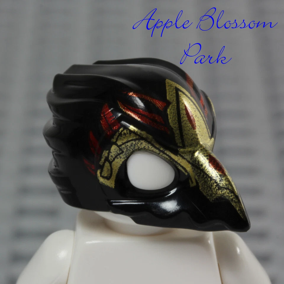 LEGO Rawzom MASCARA DE PÁJARO NEGRO Leyendas de Chima Cuervo Pico Minifigura Casco Engranaje para la Cabeza Foto 3 de 4