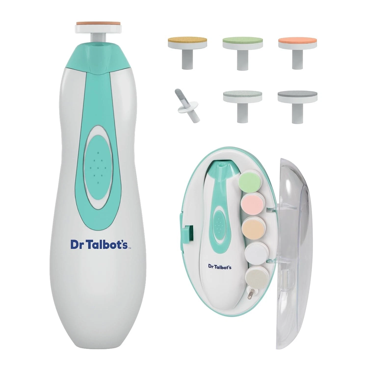 Dr. Talbot's Electric Nail Trimmer for Babies Baby Nail File with LED Light
Opens in a new window or