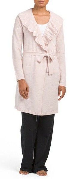 NWT CYNTHIA ROWLEY 100% Cashmere Robe 