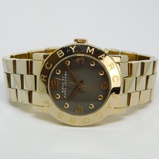 MARC by MARC JACOBS MBM3273 All St. Steel Quartz Women's Watch Sz.6" New Battery