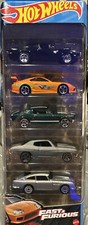 2023 HOT WHEELS FAST AND FURIOUS 5 PACK CHARGER, MUSTANG, CHEVELLE, SUPRA, DB5