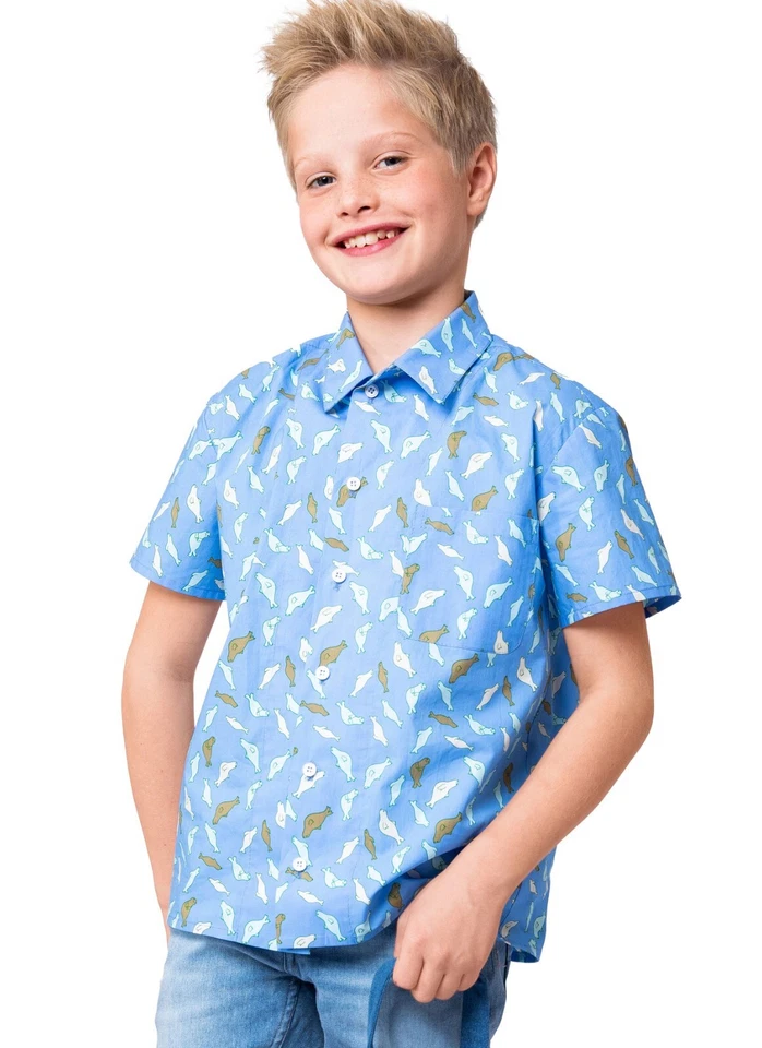 BURDA KIDS 9209 BOYS SHIRTS Sewing Pattern Ages 4-11 (104-146) Skill: SUPER EASY - Image 4 of 4