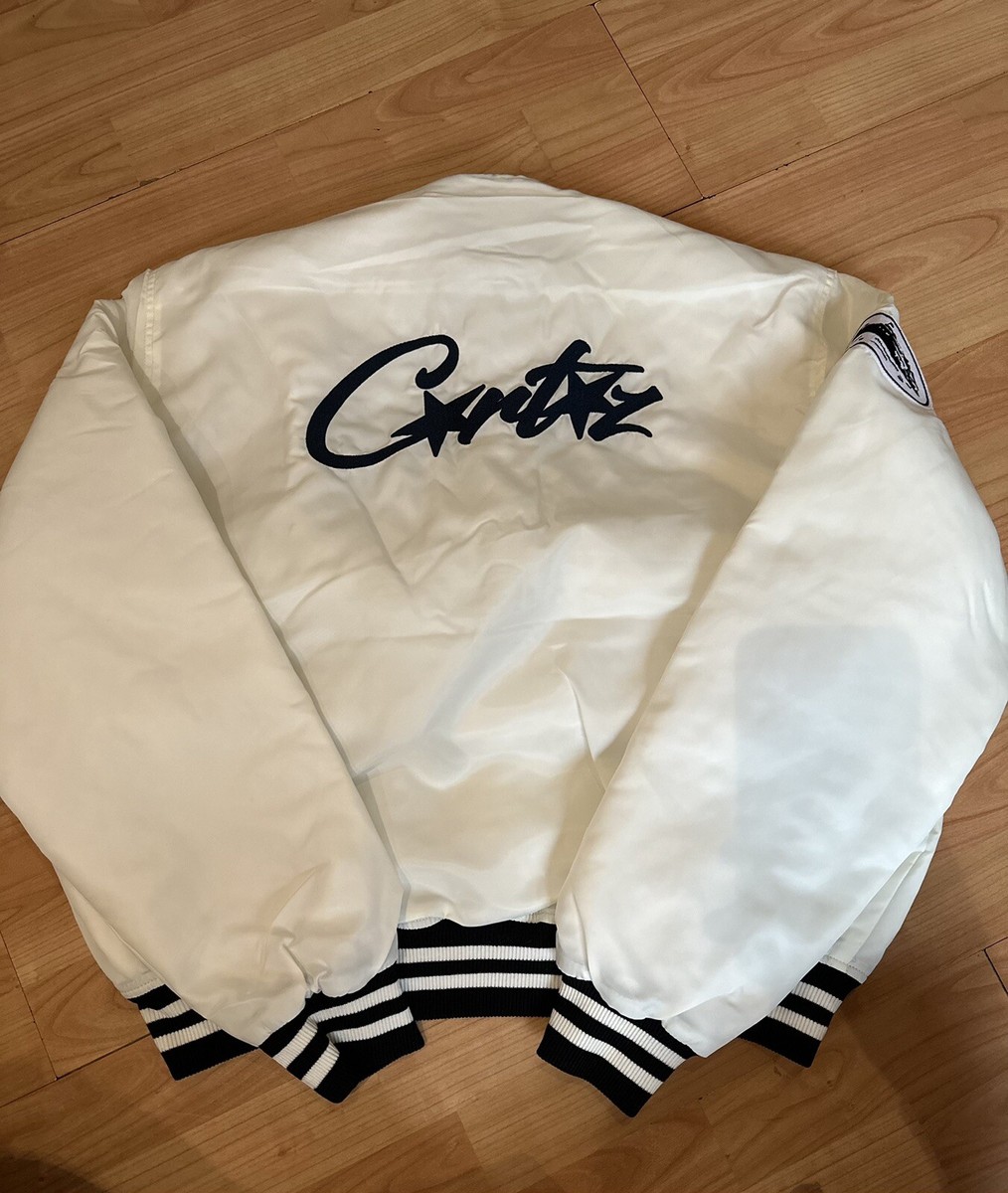 Corteiz White Stadium Bomber/Varsity Jacket (Size Medium) | eBay Corteiz White Stadium Bomber/Varsity Jacket (Size Medium) | eBay