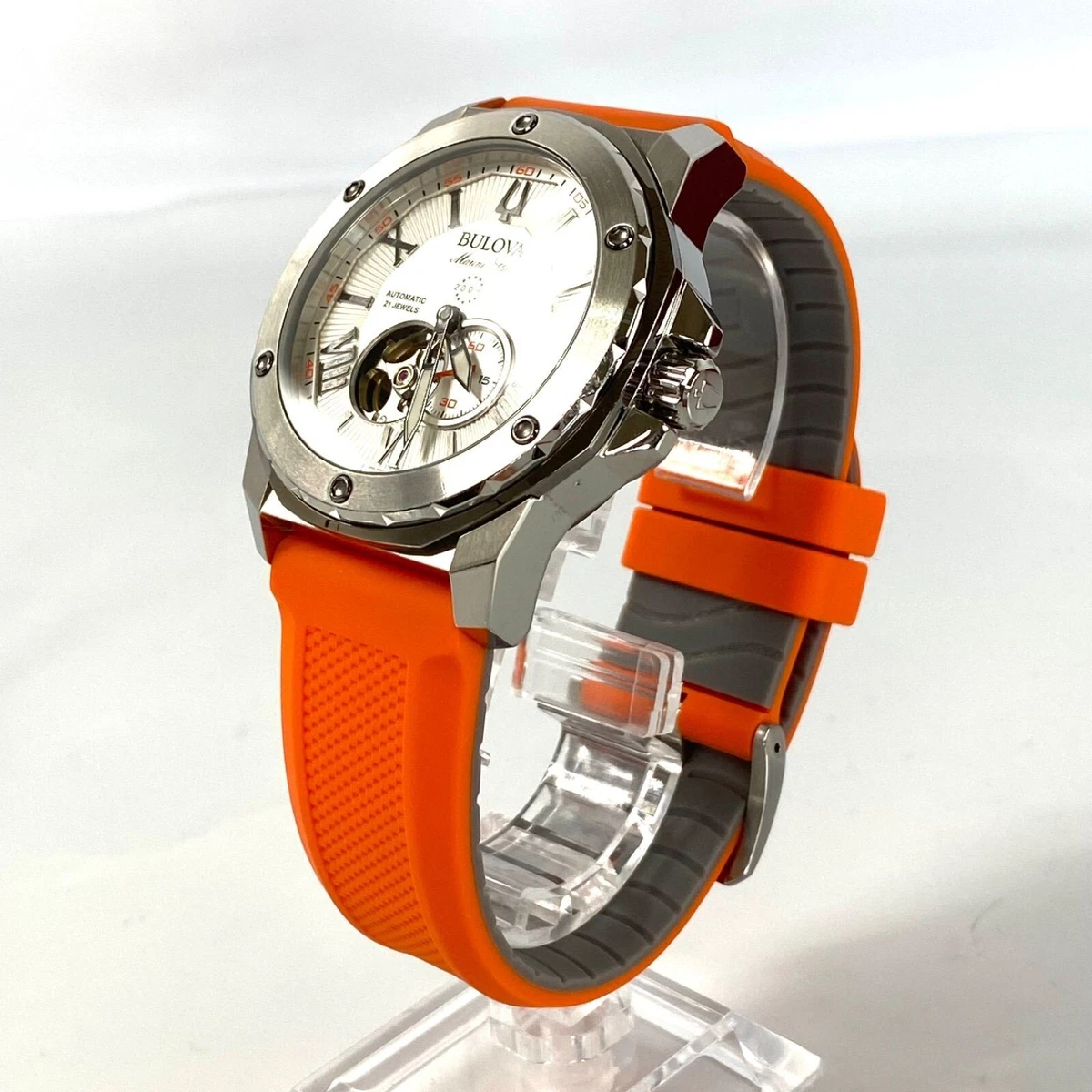 Bulova marine top star rubber strap