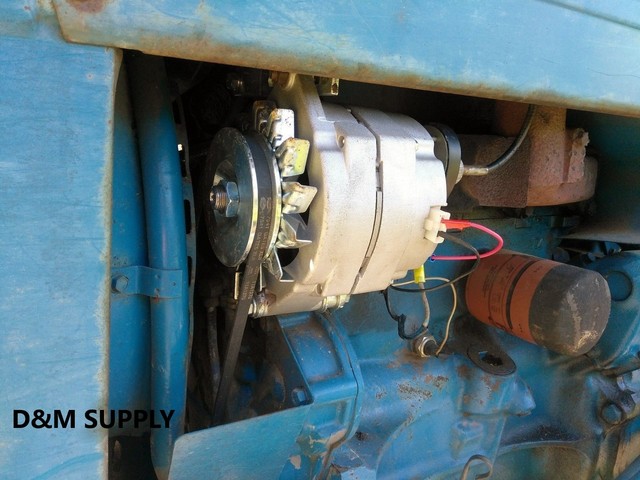 12V Alternator Conversion Kit to fit Ford 3 cyl Tractor 2000 3000 4000