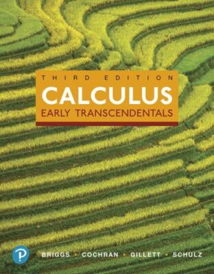 Calculus : Early Transcendentals Third Edition 9780134763644 0134763645