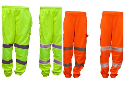 Hi Viz Fleecehose Jogginghose Hochsicherheit Arbeitsjogginghose Sweathose