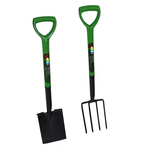 Juego de herramientas de jardinería acero al carbono tratado térmicamente horquilla horquilla pala borde hierro-Reino Unido - Imagen 10 de 15