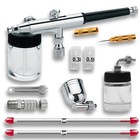 Airbrush Pistole AG-234S mit Schnellkupplung + Reinigungsnadel