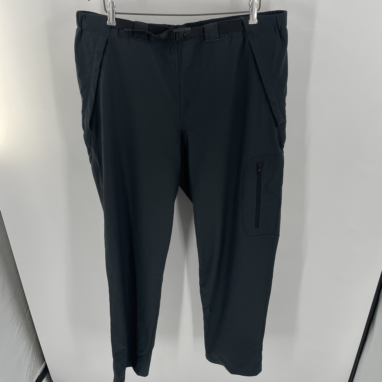 ARC'TERYX Pantaloni da trekking leggeri Arcteryx uomo taglia large grigio con cintura gamma