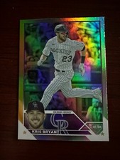 2023 Series 1 Base Gold Foil #158 Kris Bryant - Colorado Rockies