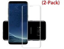 2-Pack Full Cover Tempered Glass Protector F Samsung Galaxy S8 S9 Plus Note 8 S7