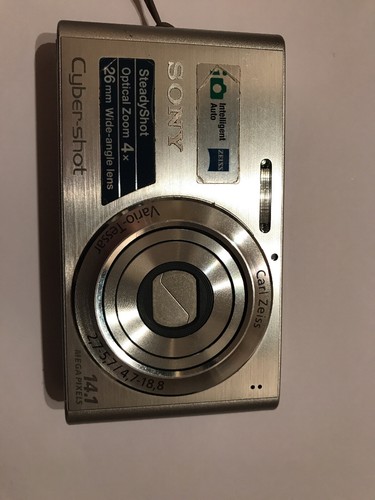 sony cyber-shot dsc-w320 14.1mp digital camera - silver
