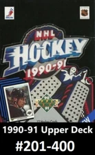 1990-91 Upper Deck Hockey Cards English #201-400 You Pick. 10+ Free Can. Ship