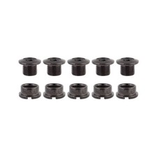 Origin-8 Black Chainring Bolts Set of 5 Single Speed Fixed Gear BMX Track Bike
