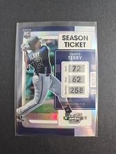 2022 Chronicles Baseball #13 Curtis Terry Contenders Optic Season Ticket RC-201