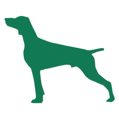 German Shorthaired Pointer , Vinyl Decal Sticker, Multiple Colors & Sizes #6970