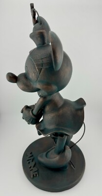 RARE Disney Park 2012 Minnie Mouse Bronze Resin Garden
