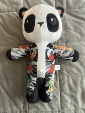 Tattoo Zoo Kenji The Psychiatrist Panda Plush Stuffed Animal 14" Rare